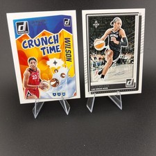 2025 Panini Donruss WNBA - Crunch Time & Base A'ja Wilson #12