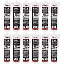 12x duBAUST EMP24 EPDM Folienkleber für innen & außen 290ml Kartusche schwarz