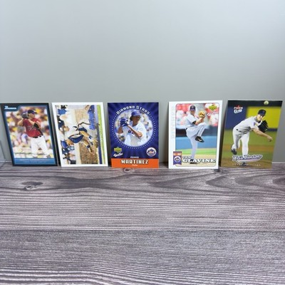 New York Mets 5 Card Lot Pedro Martinez Tom Glavine Kris Benson + More
