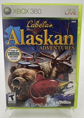 Cabela's Alaskan Adventures (Microsoft Xbox 360, 2006) Complete In Box CIB