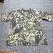 Vintage Mossy Oak Shirt Men’s XXL Single Stitch Break Up Camo USA Made 90s