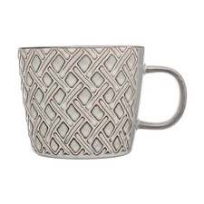Siip Reactive Glaze Grey Diamond Mug