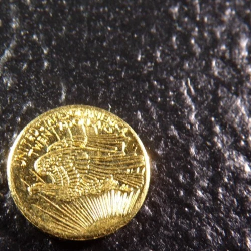 Saint Gauden’s $20 9.kt Oro Miniature Coin Liberty Gold Commemorative 1908