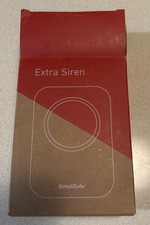 Simplisafe Extra Siren Ws3 Gen 3-brand New In Original Box Never Used Open Box