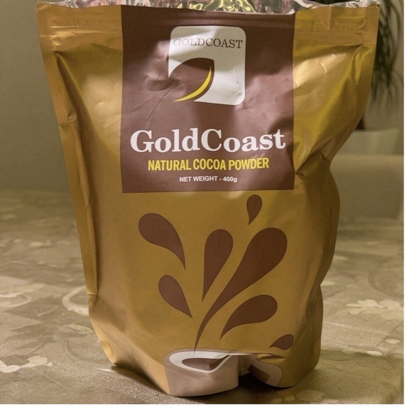 Gold Coast Natural Cocoa Powder, 400gm   B.B. 7/2027