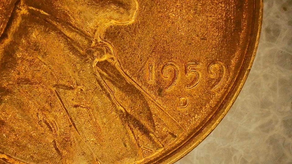🔥 UNCIRCULATED (RED) 1959-D LINCOLN CENT DDO DDR RPM VARIETY - Image 4 of 4