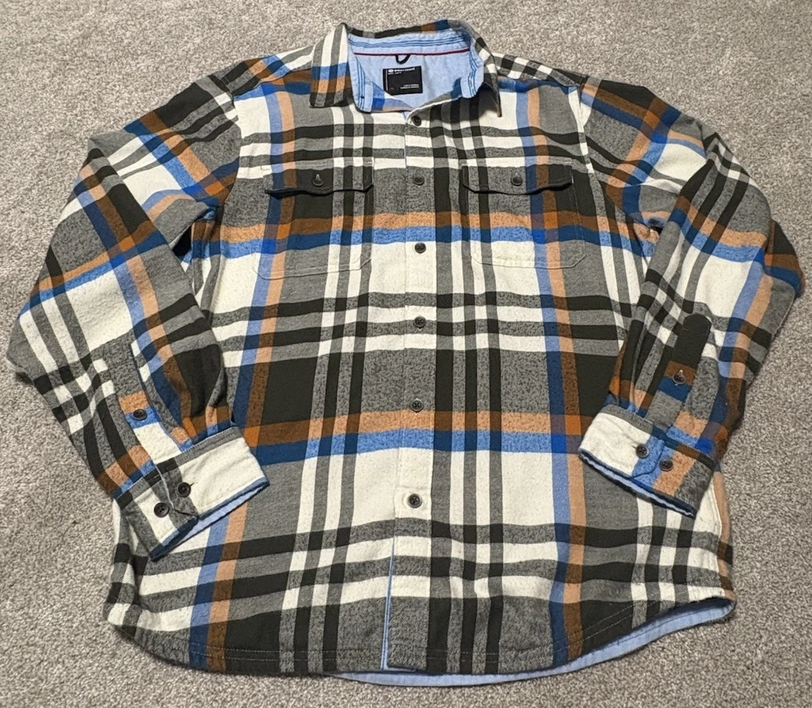 Marmot Shirt Mens Large Long Sleeve Plaid Button Front Hiking Lightweight