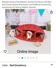 Guinea Pig Hide-Out With Bed NEW