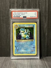 Blastoise PSA 5 Base Set 1st Edition Shadowless #2 Pokemon 1999 Holo Rare