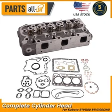 Complete Cylinder Head With Full Gasket Fits Kubota D1105 RTV1100 RTV1100CW9