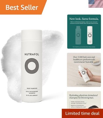 Root Purifier Shampoo 8.1 Oz: Natural,  & Microbiome-Friendly Formula