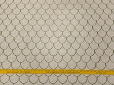 Regal JOLIE LEMONGRASS Green Beige Scallop De...