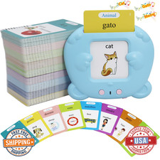 Bilingual Talking Flash Cards: Spanish  English Alphabet for 3-8 Year Olds