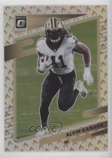 2021 Panini Donruss Optic Fire Prizm Alvin Kamara #166 17hw