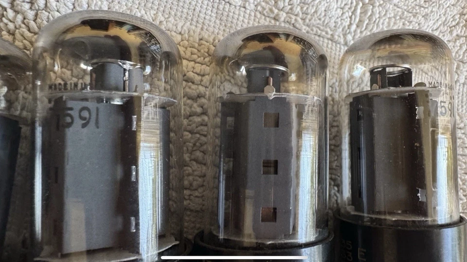 Lot of Four Fisher 7591 Tubes Made By Westinghouse - Image 3 of 4