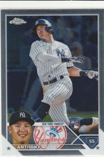 2023 Topps Chrome Anthony Volpe Rookie Card #4 New York Yankees Shortstop