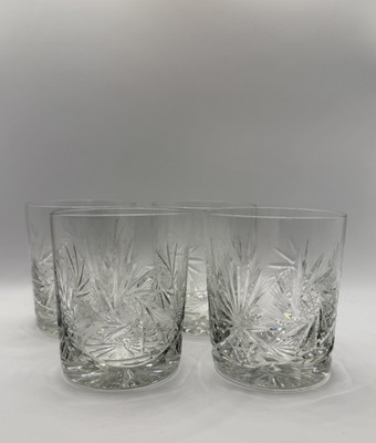 Edinburgh Crystal Star of Edinburgh Old Fashioned Tumbler 3 1/8'' -Set of 4