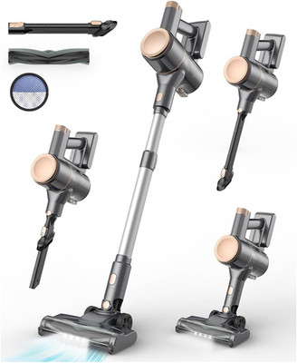 N8 Cordless Vacuum Cleaner - Lightweight, Powerful Suction, 40 Min Runtime, Gold