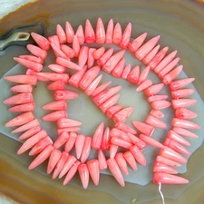 15inches 4x10-5x16mm Red White Pink Etc Coral Chili Pepper Beads