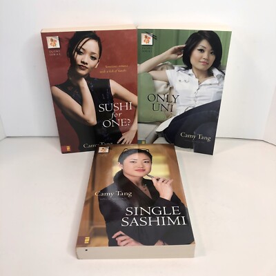 Camy Tang Lot of 3 Sushi Series Complete Set Christian Fiction Paperback Books