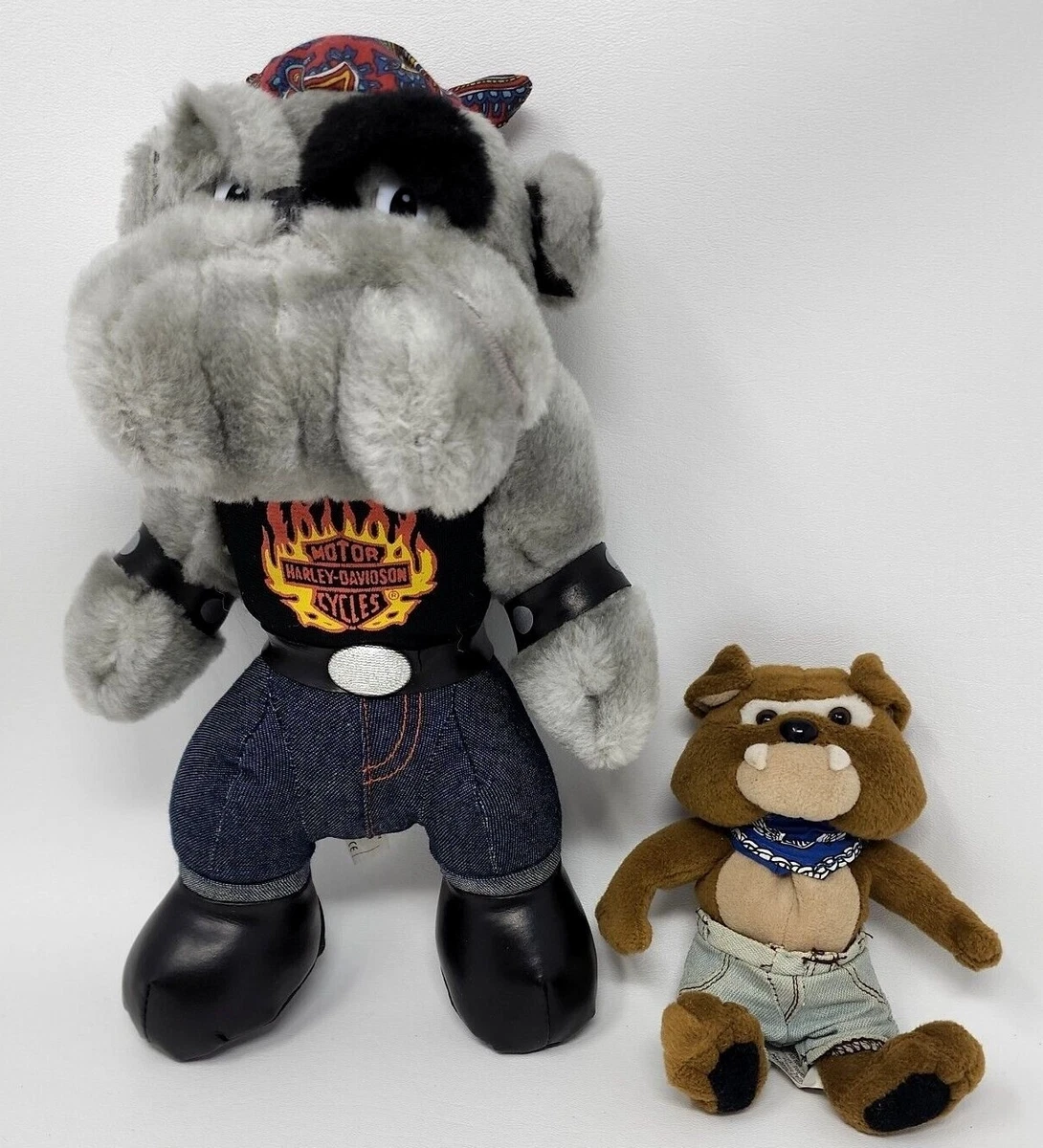 Harley davidson on sale stuffed bulldog