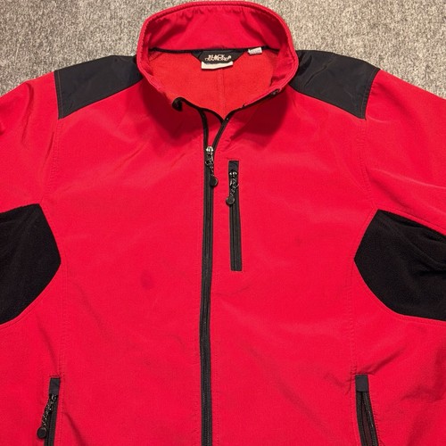 BLACK DIAMOND Soft Shell Fleece Lined Jacket Mens Black And Tan Size X Large - Picture 11 of 16