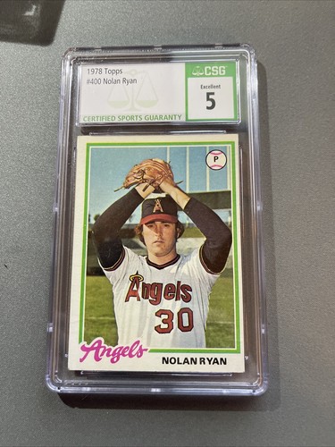 1978 Topps NOLAN RYAN #400 CSG 5 HOF