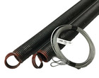 27-48-150lbs 8' Red Extension Spring Safety Cables Double Loop Ends Garage Door 