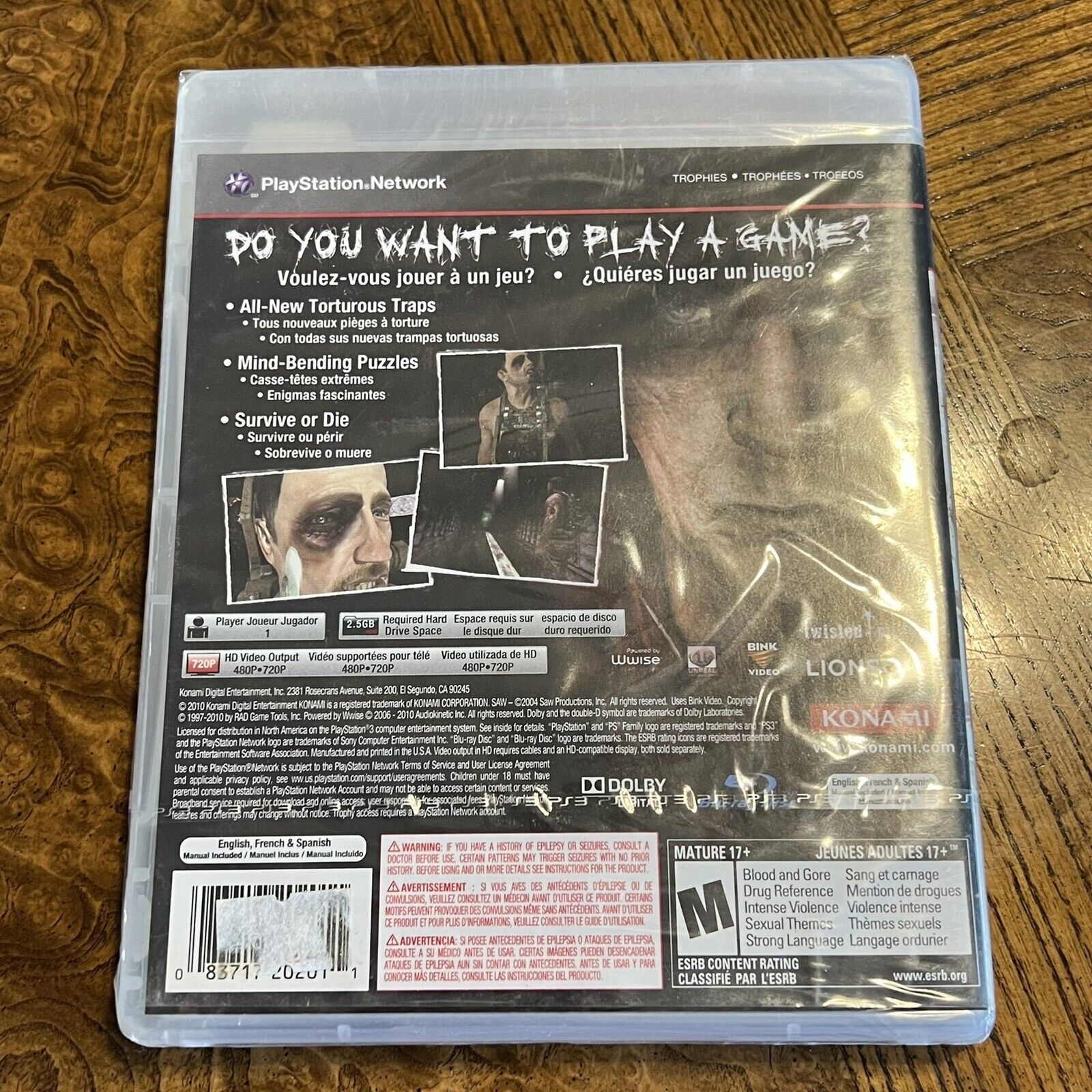 Call me a Crazy Game Collector. Both Versions of Saw and Saw 2 for PS3 and  Xbox 360. : r/saw