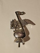 Silver Music Note Trophy Topper 4 " Plastic