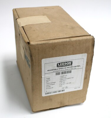 1/3HP LEESON 174267.00 Speedmaster AC Motor Control Adjustable Speed 208/240V
