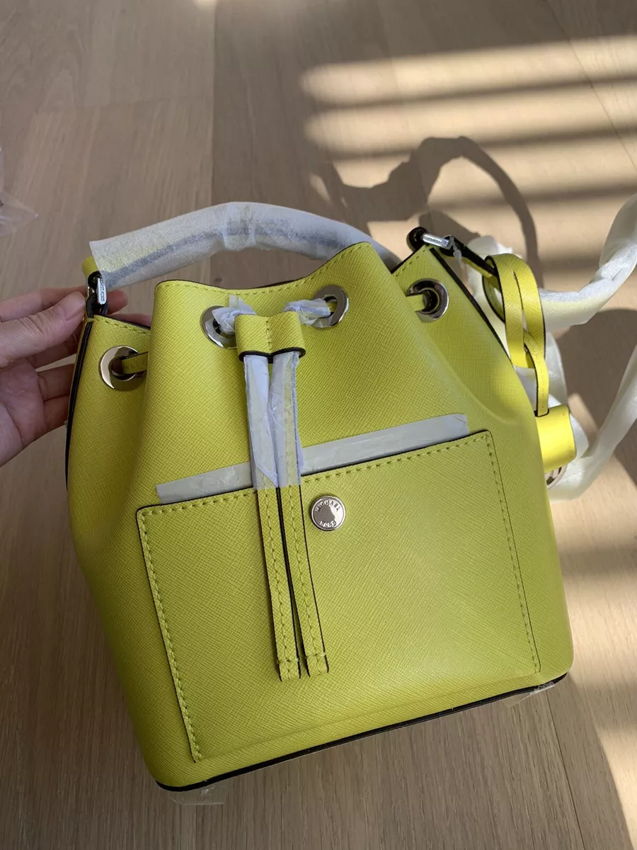 Michael Kors Greenwich Saffiano Leather Bucket Bag