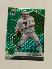 RON JAWORSKI #162 2021 PANINI MOSAIC NFL FOOTBALL GREEN PRIZM PARALLEL
