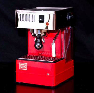 Quick Mill Stretta Modell 0820 Kaffeehalbautomat - rot - italianfoodlovers