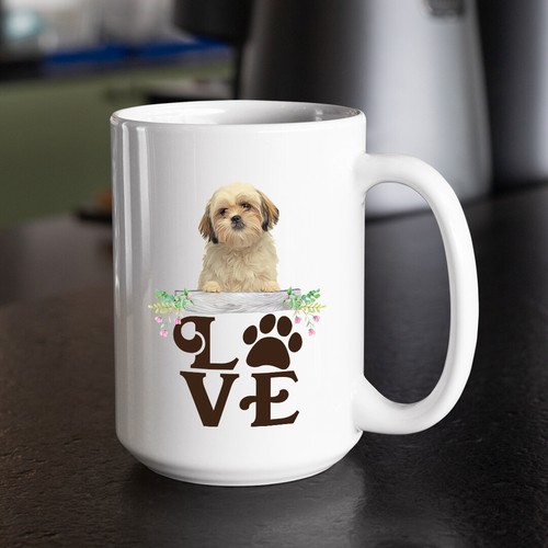 Shih Tzu Mug, LOVE SHIH TZU Coffee Mug Gift for Dog Lovers - Picture 31 of 33