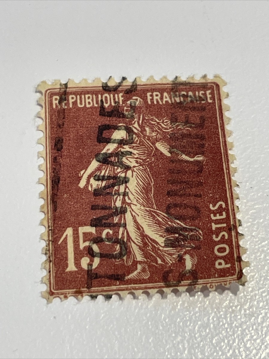 Republique Francaise French France Sower Foreign 15c Stamp