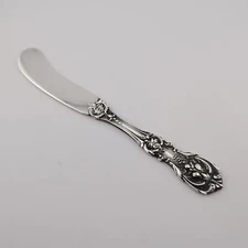 Reed & Barton Francis I First Sterling Silver Butter Spreader - 5 7/8" Old Mark