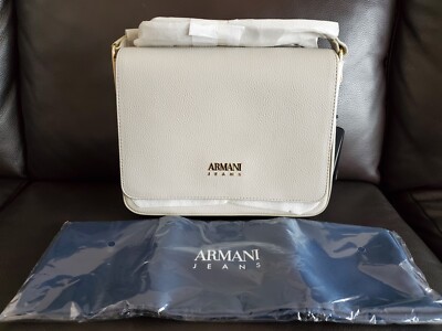 Armani Jeans 922279 7A793 00050 Beige Crossbody New