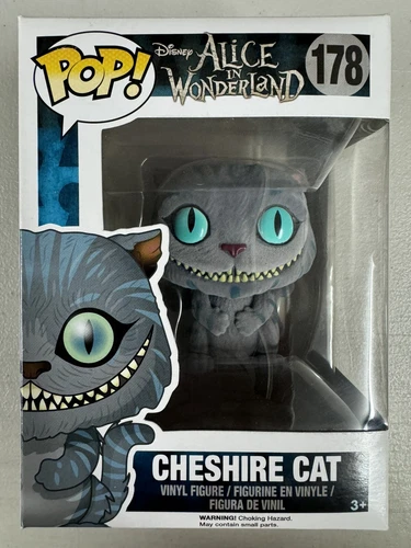 Cheshire Cat (Flocked) 178 ~ Disney: Alice in Wonderland ~ Funko Pop Vinyl + P/P