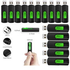 10PCS 32GB 64GB 128GB USB 2.0 Flash Drive Memory Stick Thumb Drives