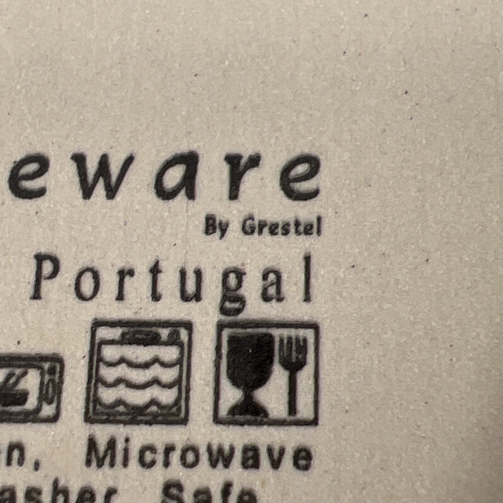 Grestel Portugal 10” Light Blue Square Stoneware Baking Dish/Casserole