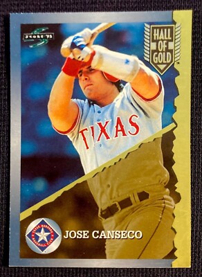 1995 Score/Pinnacle (HALL OF GOLD) Jose Canseco #HG13 - NEAR MINT Cond