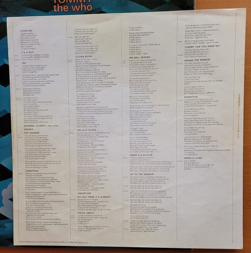 THE WHO - TOMMY - New Zealand - Picture 4 of 6