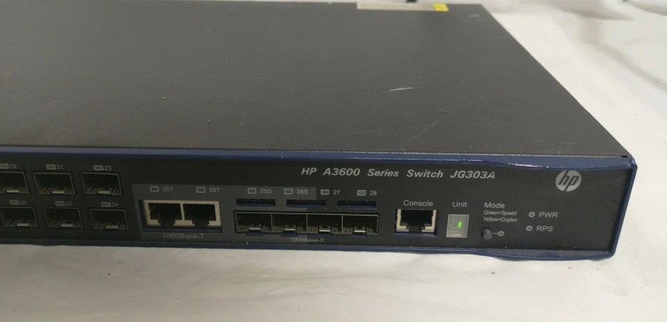 HP BJNGA-AD0013 A3600 SERIES SWITCH JG303A - - Image 4 of 4