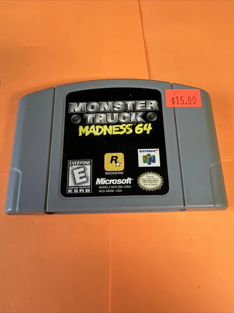 Monster Truck Madness 64 Nintendo 64 N64 1999 Authentic