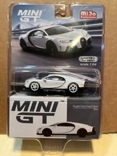1/64 MINI GT MIJO EXCLUSIVES BUGATTI CHIRON SUPER SPORT WHITE 1 OF4800 CHASE CAR