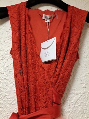 Diane von FURSTENBERG Red Lace Sleeveless Wrap Dress Size S BRAND NEW TAG | eBay Diane von FURSTENBERG Red Lace Sleeveless Wrap Dress Size S BRAND NEW TAG | eBay