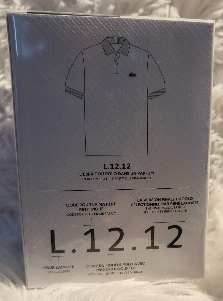 Lacoste L.12.12 Blanc Eau Intense Eau De Toilette Spray 50ml