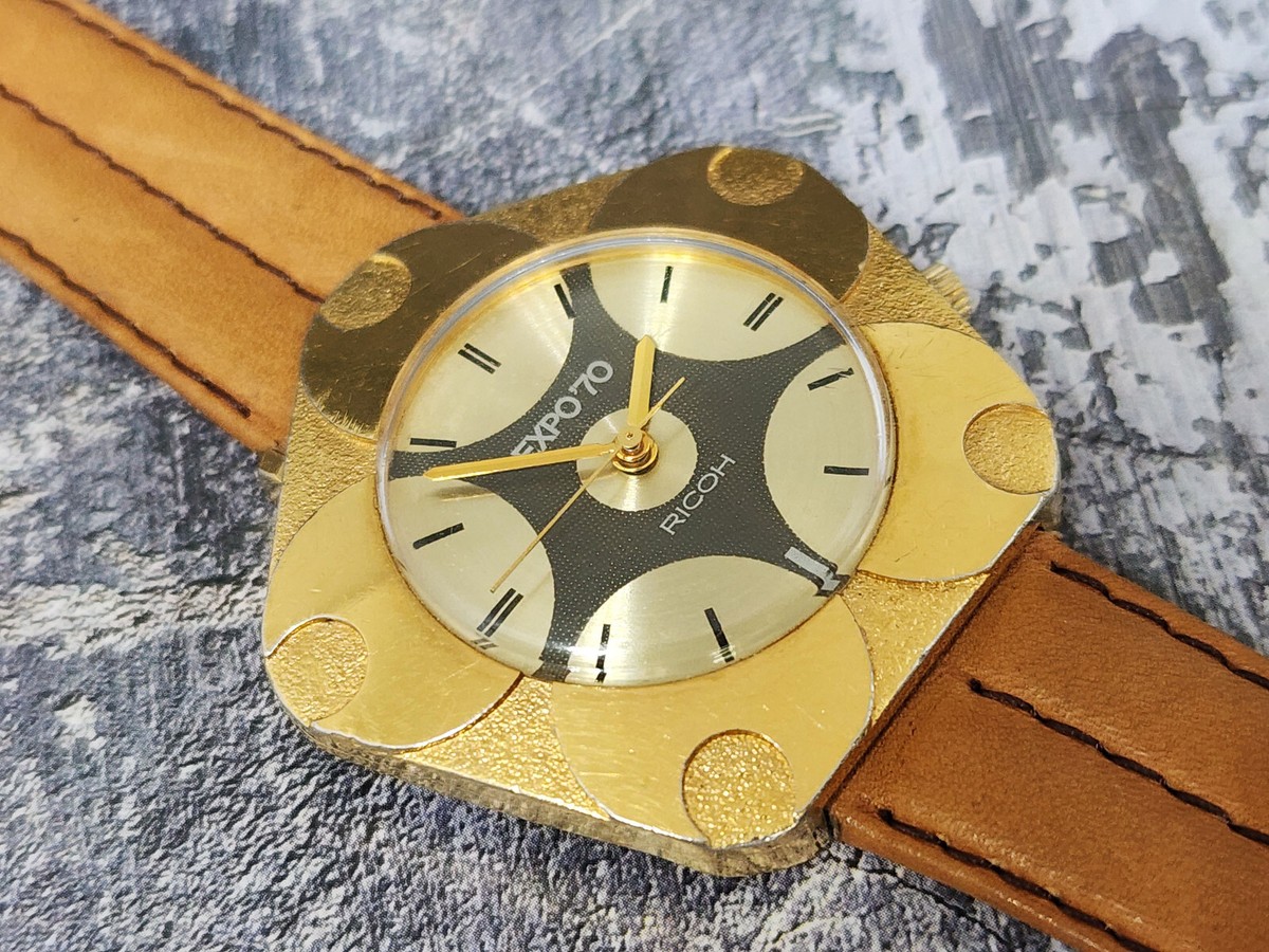デッドストック/ EXPO’70/リコー/RICOH/時計・その他/1970年 Vintage RICOH EXPO 70 WATCH 1970 43035 OSAKA WORLD EXPO WATCH Rare