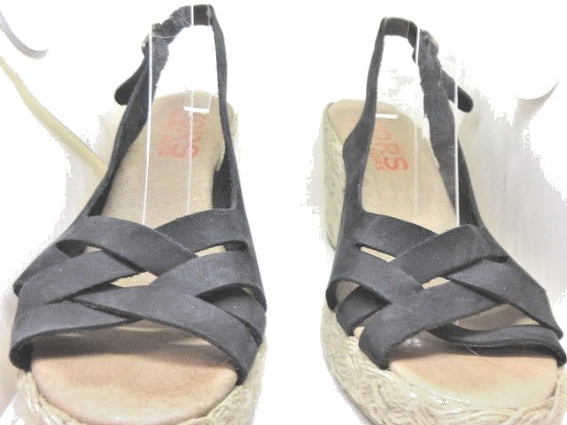 Michael Kors Strappy Woven suede Wedge Espadrille Women s Shoes Size 7